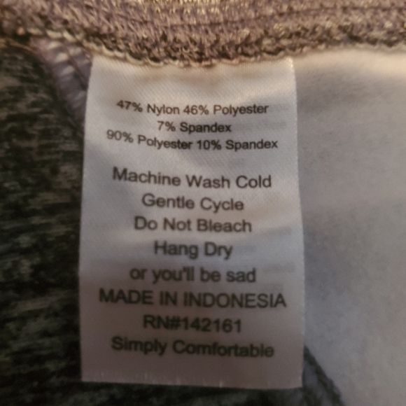 Capri Workout Leggings LulaRoe Jade NWT S Grey - Picture 4 of 8